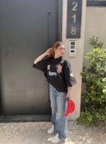 تیشرت مشکی طرح پرچم امریکا - تصویر 2
