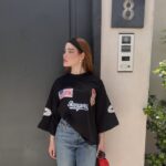 تیشرت مشکی طرح پرچم امریکا