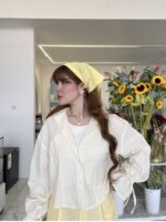 شومیز استین گره لینن